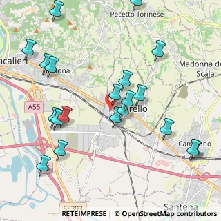 Mappa Via Oddino Morgari, 10028 Trofarello TO, Italia (2.3695)