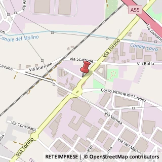 Mappa Via Torino, 352, 10042 Nichelino, Torino (Piemonte)