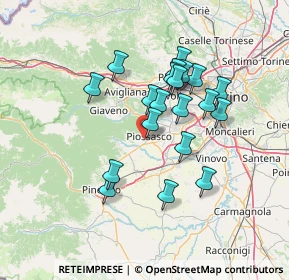 Mappa Via Silvani, 10045 Piossasco TO, Italia (12.025)