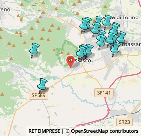 Mappa Via Silvani, 10045 Piossasco TO, Italia (4.048)