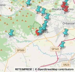 Mappa Via Silvani, 10045 Piossasco TO, Italia (4.56714)