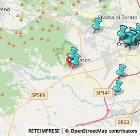 Mappa Via Silvani, 10045 Piossasco TO, Italia (6.2215)