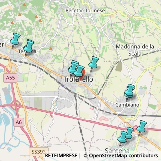 Mappa Strada Rocchette, 10028 Trofarello TO, Italia (2.54333)