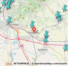 Mappa Strada Rocchette, 10028 Trofarello TO, Italia (7.482)