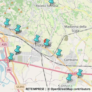Mappa Via Grazia Deledda, 10028 Trofarello TO, Italia (2.89667)
