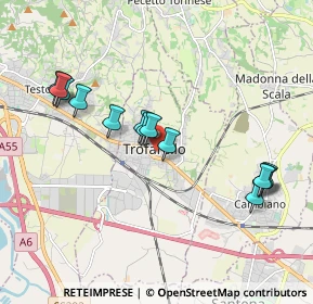 Mappa Via Rocchette, 10028 Trofarello TO, Italia (1.88)