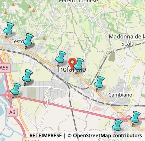 Mappa Via Rocchette, 10028 Trofarello TO, Italia (2.81417)