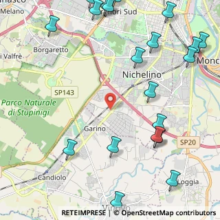 Mappa Via Maria Montessori, 10042 Nichelino TO, Italia (3.169)