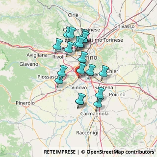 Mappa Via Maria Montessori, 10042 Nichelino TO, Italia (11.636)