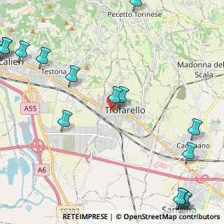Mappa Via Roma, 10028 Trofarello TO, Italia (3.45875)