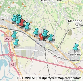 Mappa Via Roma, 10028 Trofarello TO, Italia (2.04)