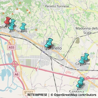 Mappa Via Battisti, 10028 Trofarello TO, Italia (3.078)
