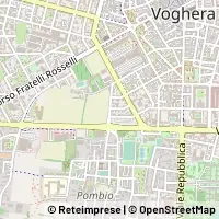 Karte Voghera