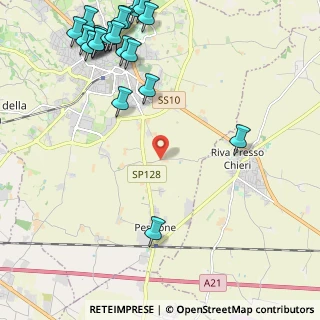 Mappa Strada dei Finigialdi, 10023 Chieri TO, Italia (3.0805)