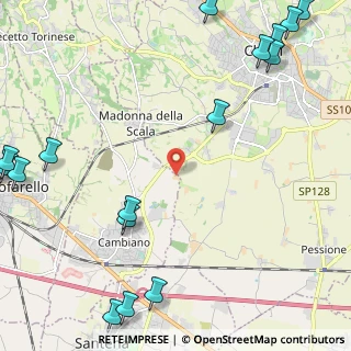 Mappa Cascina Graitesca, 10020 Cambiano TO, Italia (3.48313)