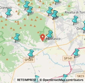 Mappa Regione Rivetta, 10045 Piossasco TO, Italia (6.3925)