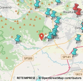 Mappa Regione Rivetta, 10045 Piossasco TO, Italia (5.8365)