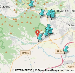 Mappa Regione Rivetta, 10045 Piossasco TO, Italia (3.83818)