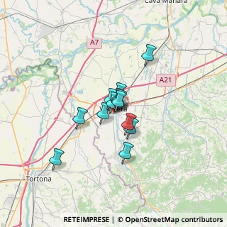 Mappa Via Silvio Pellico, 27058 Voghera PV, Italia (3.87846)