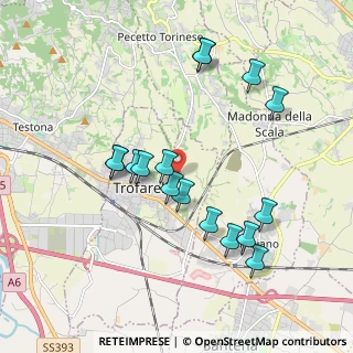Mappa Via Casavecchia, 10028 Trofarello TO, Italia (1.88438)