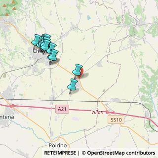 Mappa SR10, 10020 Riva presso Chieri TO, Italia (4.275)