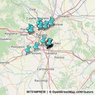 Mappa Via Vincenzo Gioberti, 10028 Trofarello TO, Italia (9.2025)