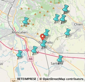 Mappa Via Vincenzo Gioberti, 10028 Trofarello TO, Italia (4.24)