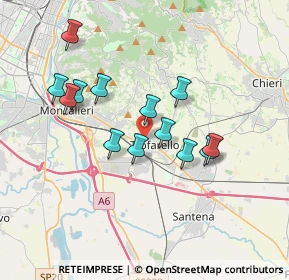 Mappa Via Vincenzo Gioberti, 10028 Trofarello TO, Italia (3.17)