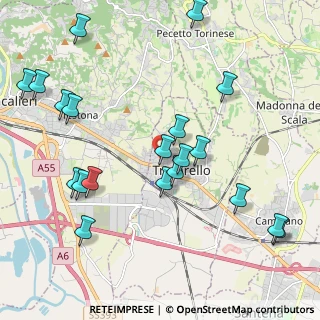 Mappa Via Vincenzo Gioberti, 10028 Trofarello TO, Italia (2.4045)