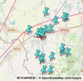 Mappa Via Fanti D'Italia, 27058 Voghera PV, Italia (3.59)