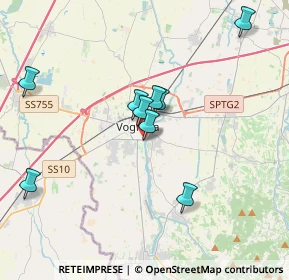 Mappa Via Fanti D'Italia, 27058 Voghera PV, Italia (4.87583)