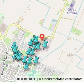 Mappa Via Giovanni Ricordi, 43011 Busseto PR, Italia (0.5385)