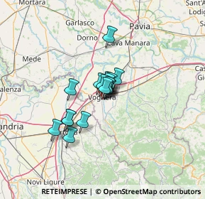 Mappa Via del Popolo, 27058 Voghera PV, Italia (7.16176)