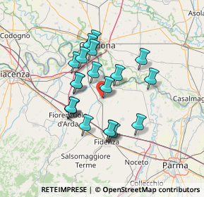 Mappa Via Tarquinio Merula, 43011 Busseto PR, Italia (11.353)