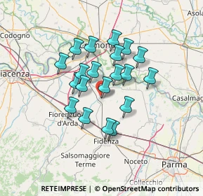 Mappa Via Tarquinio Merula, 43011 Busseto PR, Italia (10.5735)