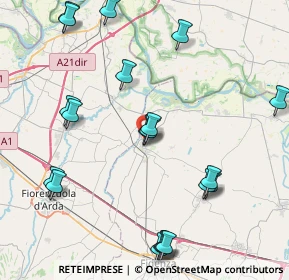 Mappa Via Tarquinio Merula, 43011 Busseto PR, Italia (9.8265)