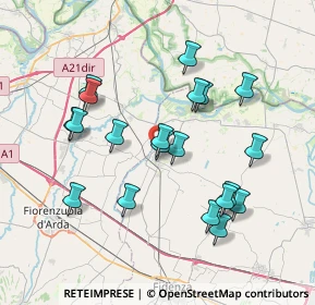 Mappa Via Tarquinio Merula, 43011 Busseto PR, Italia (7.3435)