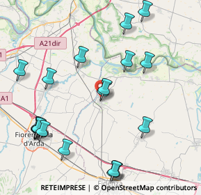 Mappa Via Tarquinio Merula, 43011 Busseto PR, Italia (9.9065)