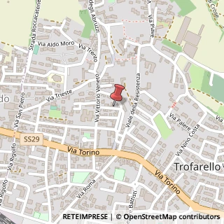 Mappa Via Giuseppe Mazzini, 4, 10028 Trofarello TO, Italia, 10028 Trofarello, Torino (Piemonte)