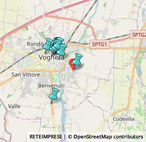 Mappa Via Luria, 27058 Voghera PV, Italia (1.30583)