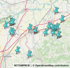 Mappa Strada della Luria, 27058 Voghera PV, Italia (9.2635)