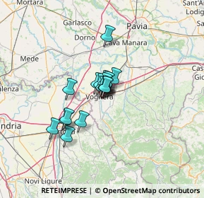 Mappa Via Alberto Nobile, 27058 Voghera PV, Italia (7.29824)