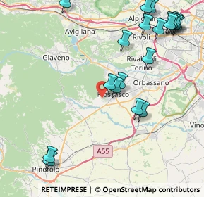 Mappa Parco Naturale di interesse provinciale del Monte San Giorgio, 10045 Piossasco TO, Italia (10.602)