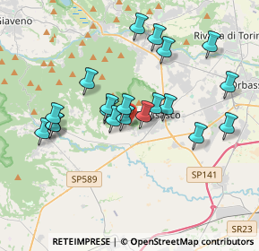 Mappa Parco Naturale di interesse provinciale del Monte San Giorgio, 10045 Piossasco TO, Italia (3.435)