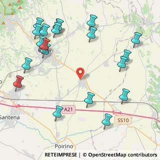 Mappa Via Canta, 10020 Riva presso Chieri TO, Italia (5.4595)