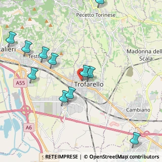 Mappa Piazza I Maggio, 10028 Trofarello TO, Italia (2.39727)