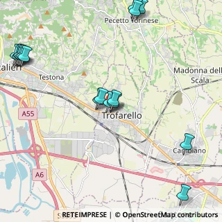 Mappa Piazza I Maggio, 10028 Trofarello TO, Italia (2.85059)
