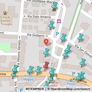 Mappa Piazza I Maggio, 10028 Trofarello TO, Italia (0.1045)