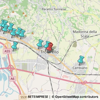 Mappa Via Nino Costa, 10028 Trofarello TO, Italia (2.64462)