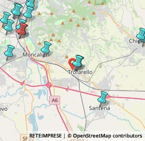 Mappa Via Principe Amedeo, 10028 Trofarello TO, Italia (6.758)